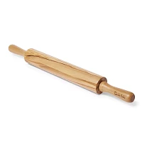 Sur La Table Olivewood Rolling Pin with Handles, 20"