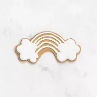 Ann Clark Rainbow Cookie Cutter, 4"