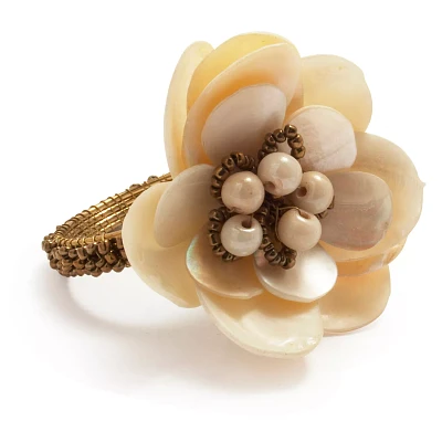 Sur La Table Beaded Pearl Napkin Ring