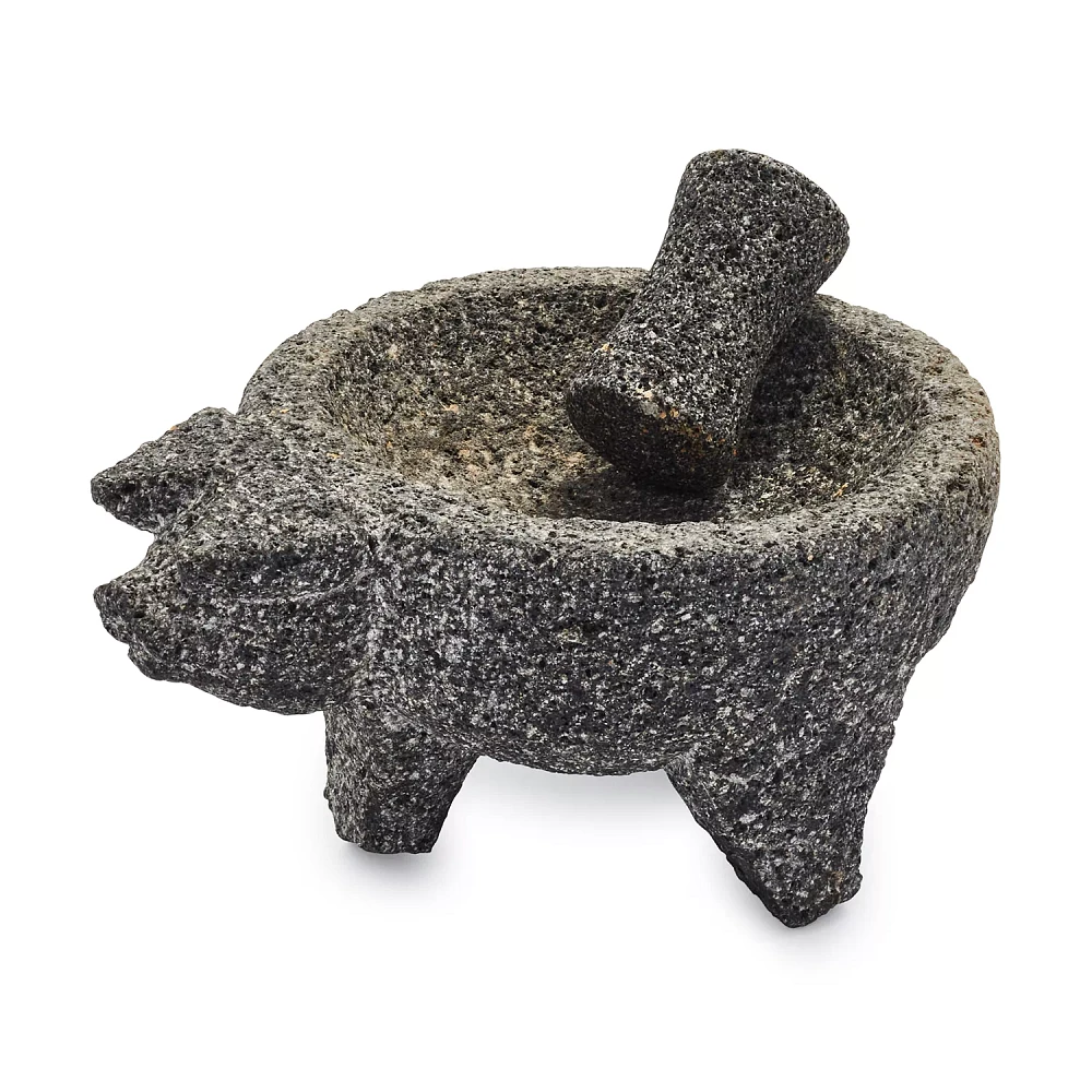 Preseasoned Pig Molcajete