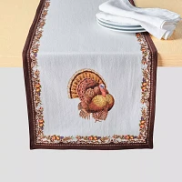 Sur La Table Turkey Table Runner, 108" x 16"