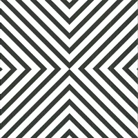 Black & White Chevron Cocktail Napkins, Set of 20