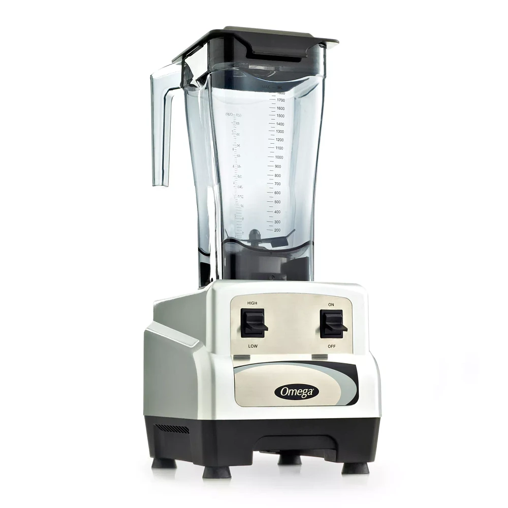 Omega 64-oz. Blender, Silver