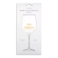 Sur La Table Everyday Wine Decals, Set of 6