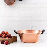 de Buyer Inocuivre Tradition Copper Jam Pan, 12.7 Qt.