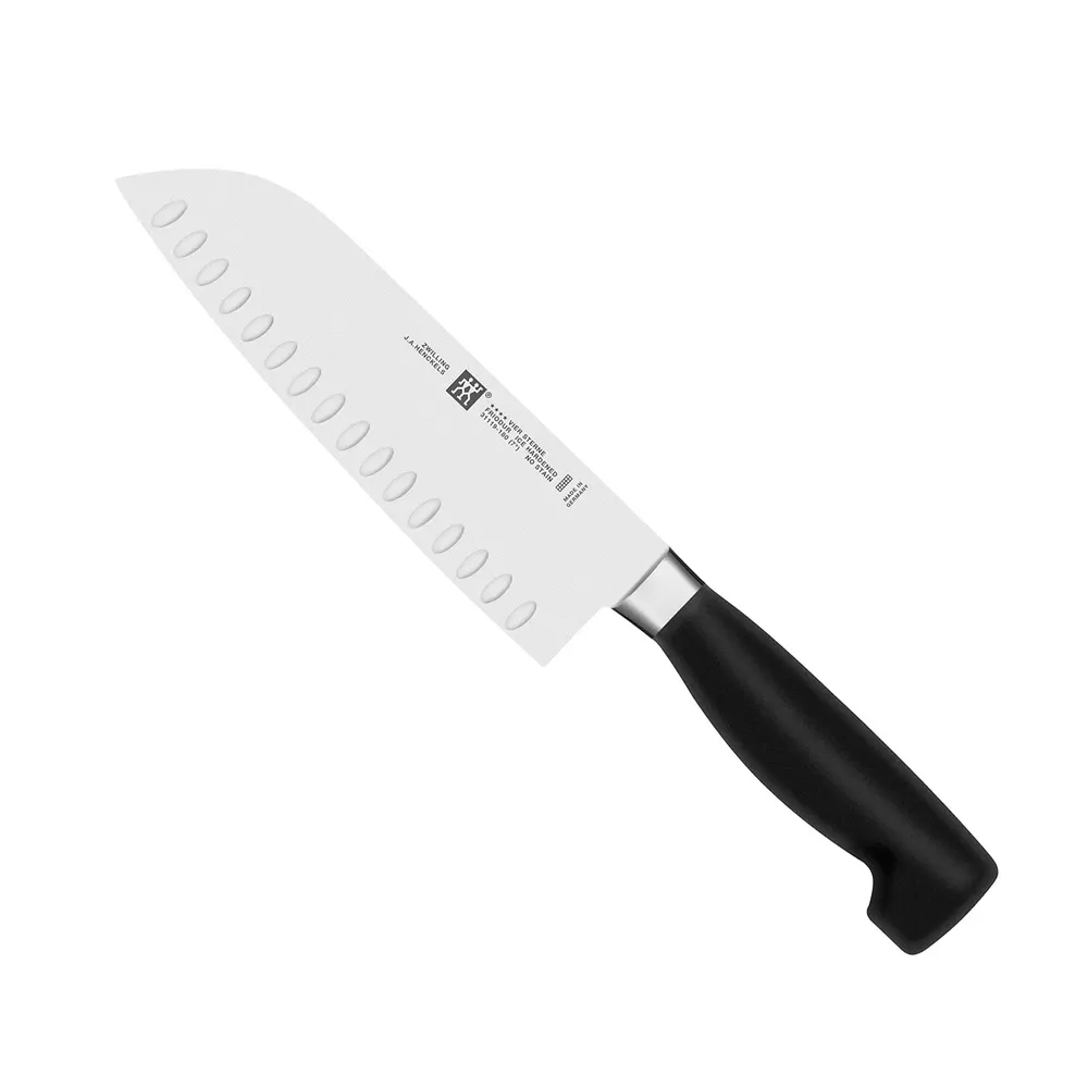 Zwilling J.A. Henckels Four Star Hollow-Edge Santoku