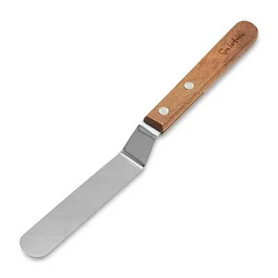 Sur La Table Offset Wood-Handle Icing Spatula