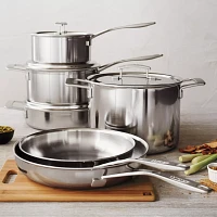 Demeyere Industry5 Stainless-Steel Cookware Set, 10 Piece