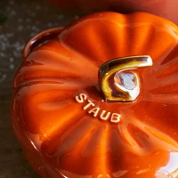 Staub Stoneware Mini Pumpkin Cocotte