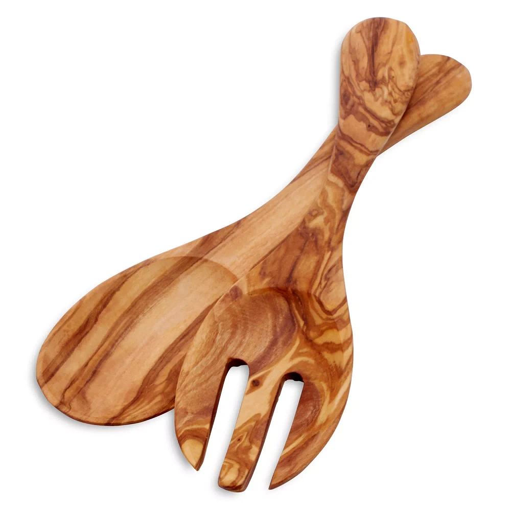 Sur La Table Italian Olivewood Salad Hands, Set Of 2