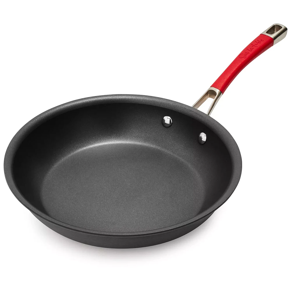 Sur La Table Hard-Anodized Nonstick Skillet with Silicone Handle, 11"