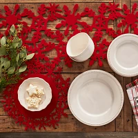 Sur La Table Snowflake Felt Placemat