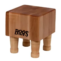 John Boos & Co. Maple End-Grain Chopping Block with Feet