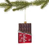 Sur La Table Chocolate Bar Glass Ornament