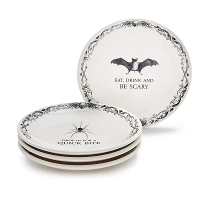 Sur La Table Halloween Appetizer Plates, Set of 4