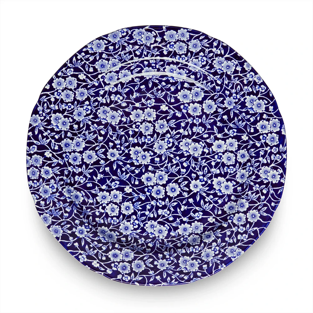 Burleigh Blue Calico Plate Dinner Plate