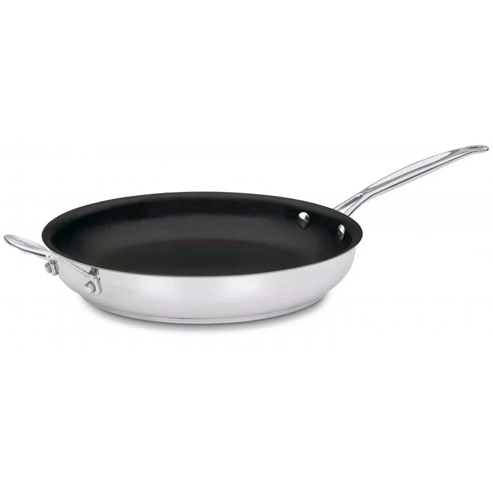 Cuisinart Chef’s Stainless Steel Nonstick Skillet