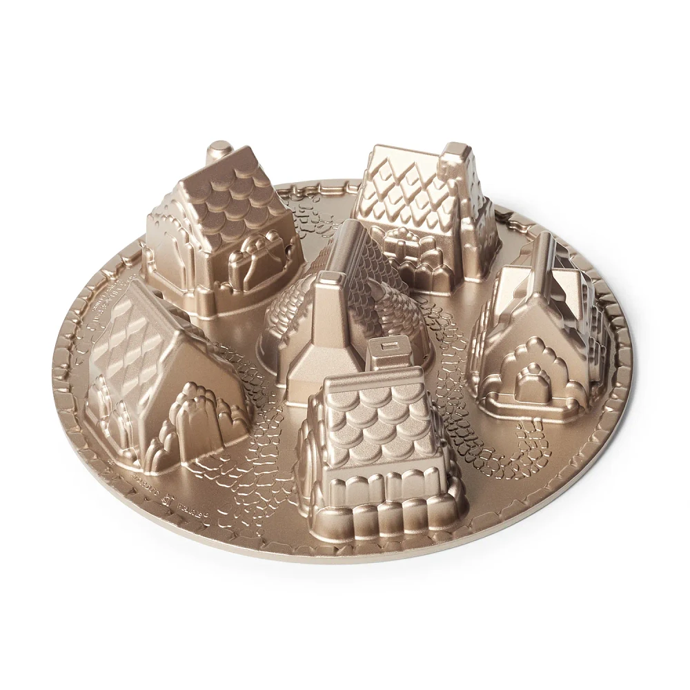 Nordic Ware Cozy Village Cakelet Pan