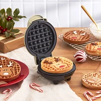 Dash Reindeer Mini Waffle Maker