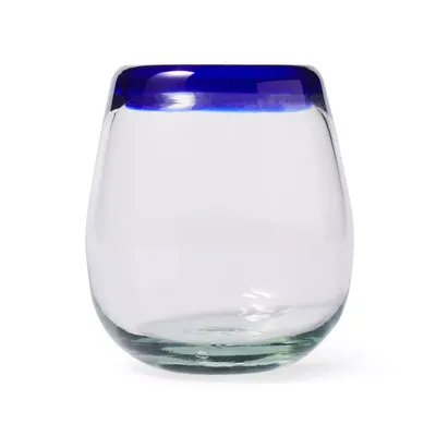 Sur La Table Recycled Glass Stemless Wine Glass