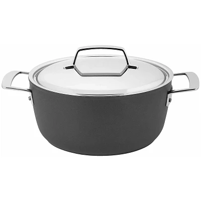 Demeyere Alu Pro5 Aluminum Nonstick Dutch Oven with Lid