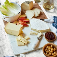 Sur La Table Marble and Mango Wood Cheese Board