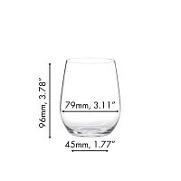 RIEDEL O Wine Tumbler Cabernet/Viognier Wine Glass, Set of 8