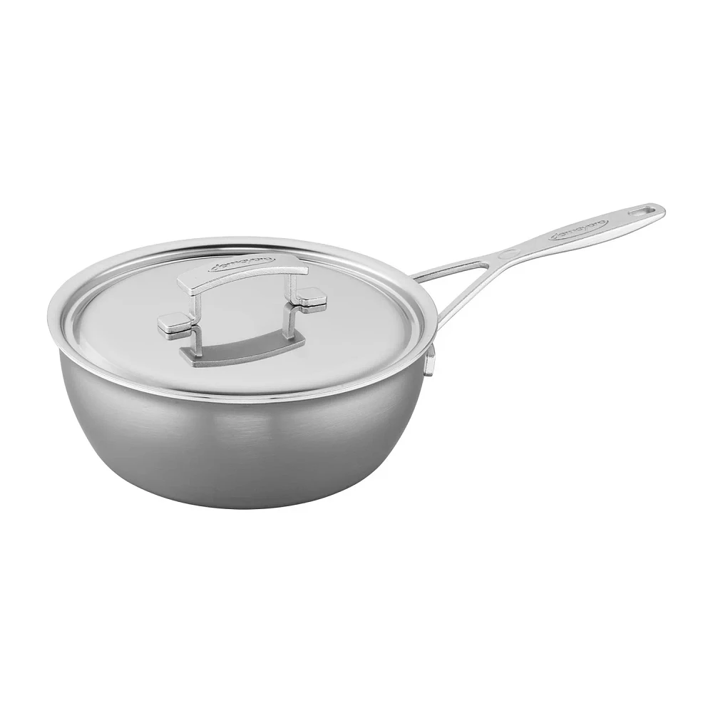 Demeyere Industry5 Essential Pan with Thermo Lid, 3.5 qt.