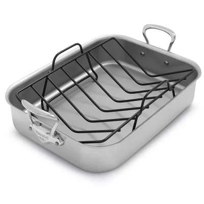 Mauviel M’collection de Cuisine Roasting Pan and Rack