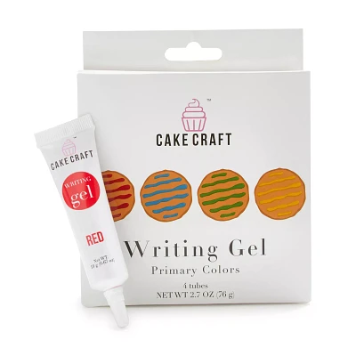 Cake Craft 4-Pack Writing Gel Kit, Primary Colors