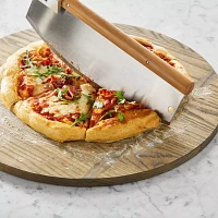 Sur La Table Rocking Olivewood Pizza Cutter