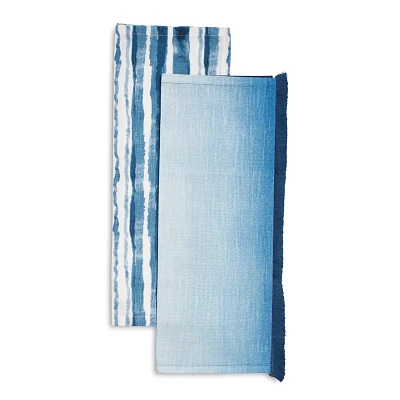 Sur La Table Blue Ombre Kitchen Towels, Set of 2