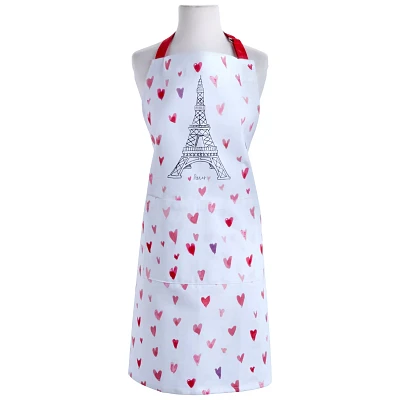 Sur La Table Eiffel Tower Hearts Kitchen Apron