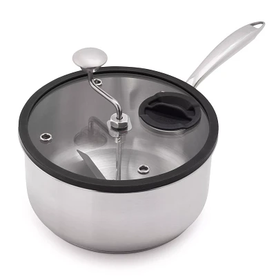 Pop & Roast Stainless Steel Stovetop Snack Maker, 5.5 qt.