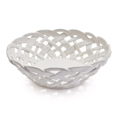 Sur La Table Round Ceramic Basket