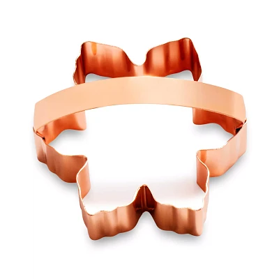 Sur La Table Copper-Plated Snowflake Cookie Cutter with Handle, 3.5"