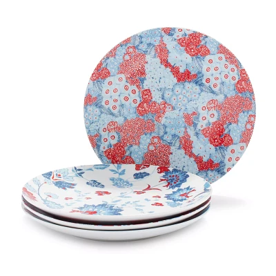 Sur La Table Pique-nique Floral Porcelain Salad Plates, Set of 4