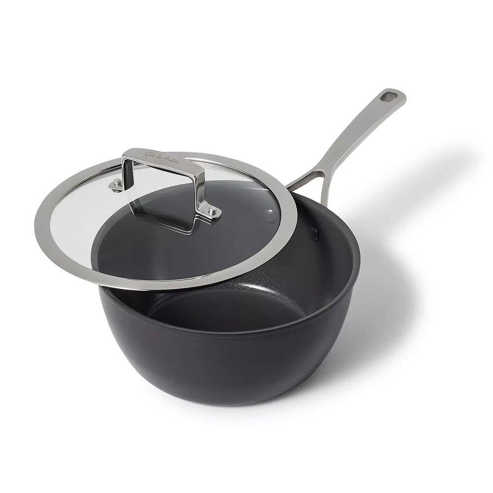 Sur La Table Classic Hard Anodized Ceramic Nonstick Saucepan