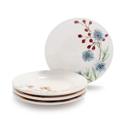 Sur La Table Wildflower Appetizer Plates, Set of 4