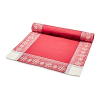 Sur La Table Jacquard Snowflake Christmas Table Runner, 108" x 18.5"