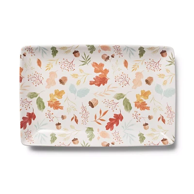 Sur La Table Thanksgiving Rectangular Leaf Platter