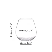 RIEDEL O Wine Tumbler Pinot/Nebbiolo Wine Glass, Set of 2