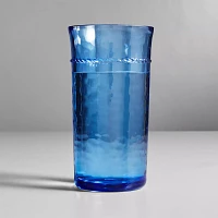 Sur La Table Blue Rope Highball Outdoor Glass