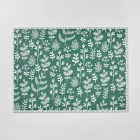 Sur La Table Green Leaves Vinyl Placemat