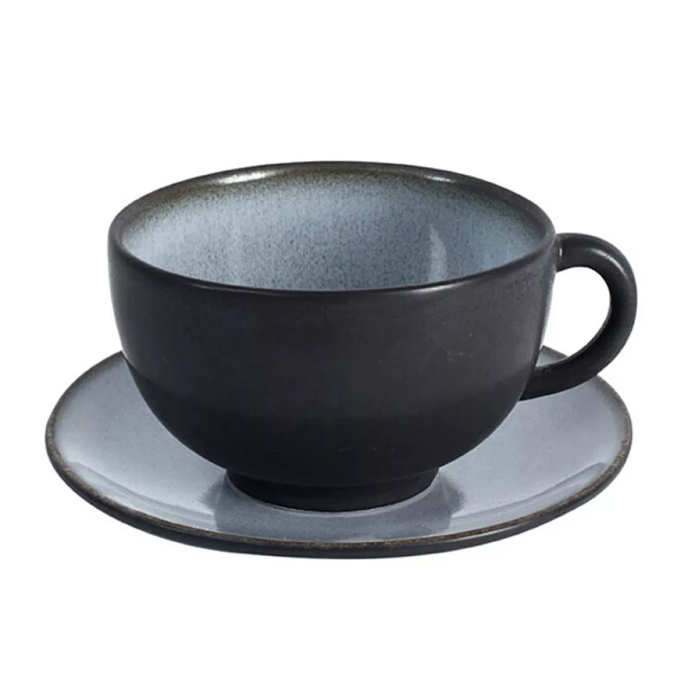 Jars Tourron Cup and Saucer, Set of 4