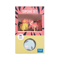 PME Go Wild Safari Animals Cupcake Kit