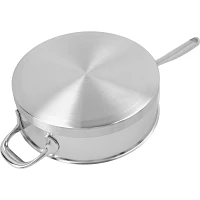 Demeyere Atlantis7 Stainless Steel Sauté Pan with Helper Handle and Lid