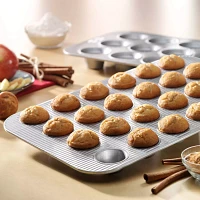 USA Pan Mini Muffin Pan, 24 Count