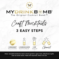 My Drink Bomb Glitter Cocktail Bombs, Set of 4