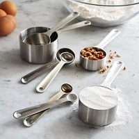 Sur La Table Stainless Steel Measuring Cups & Spoons, Set of 8